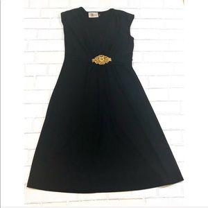 Roulette | Womens Size Medium LBD with Gold Detail